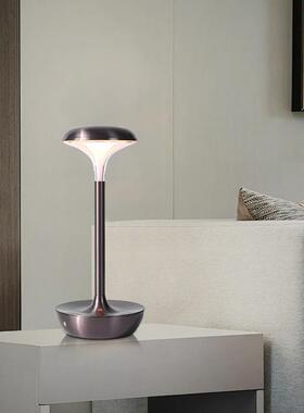 高端黑应台触摸开关灯L灯ED桌面三色台客厅卧77543室酒店摆感件台