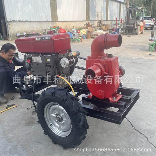 高扬程高压抽水机防拖汛排PMT涝柴油抽水泵拉机悬挂式八寸抽水泵