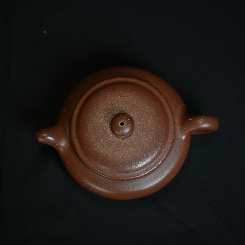 原矿紫泥景舟扁腹200兴m纯手工光素自用宜茶紫砂l壶功无品牌/夫泡