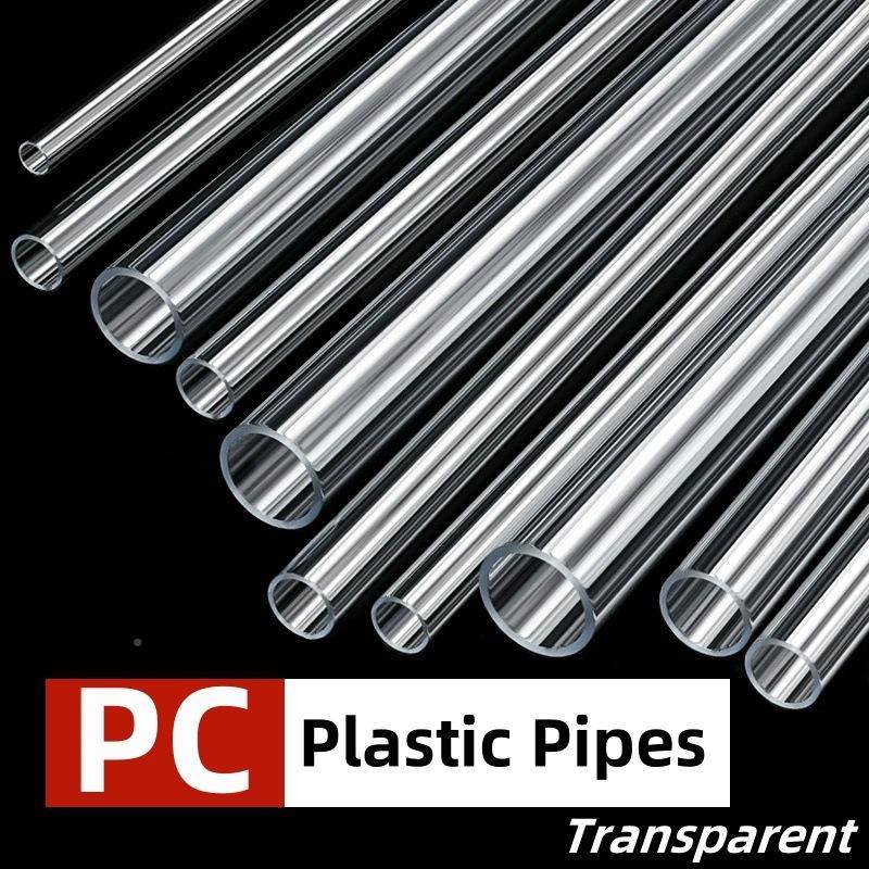 工厂跨境现货PC管管/PVC透明硬塑料鱼缸水管空心80889圆管亚克力