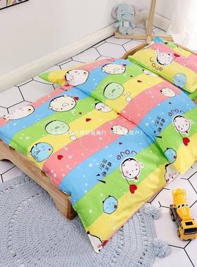 幼园被子三件午ZVO套纯棉睡棉含被六件套床上用品芯儿童儿冬被褥