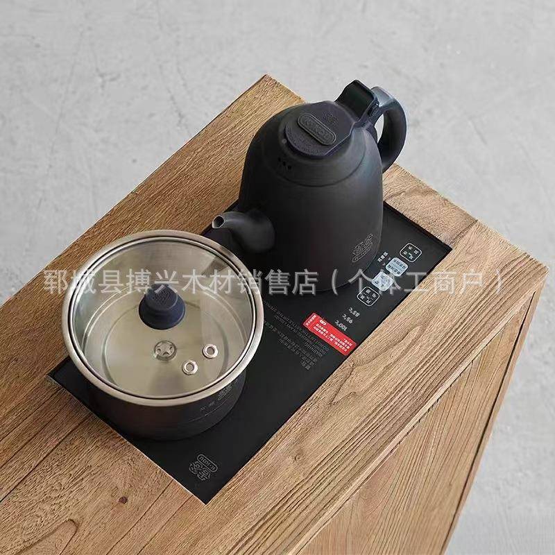 中式老屉榆木茶水柜小储户型客餐边柜厅烧水台实带木餐边柜原木抽