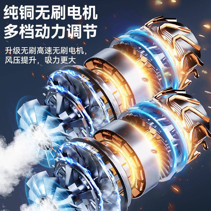 车载吸尘器刷大吸吹手持无线吸吹ST-6694一体家车两用无刷大无功