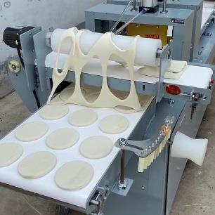 自动白吉流机商用EHJ白吉饼水线设备新型仿手工肉夹馍馍饼全胚机