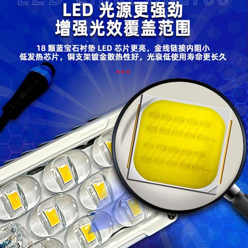 LED玻璃灯透镜模组8SGSF-955LLM/W光源501W庭院灯隧道灯ED路模组