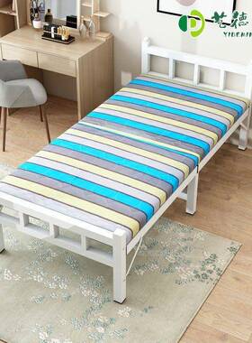 折叠单人床家陪用公室午休床简易木板床便携护出租屋铁DMY办床床