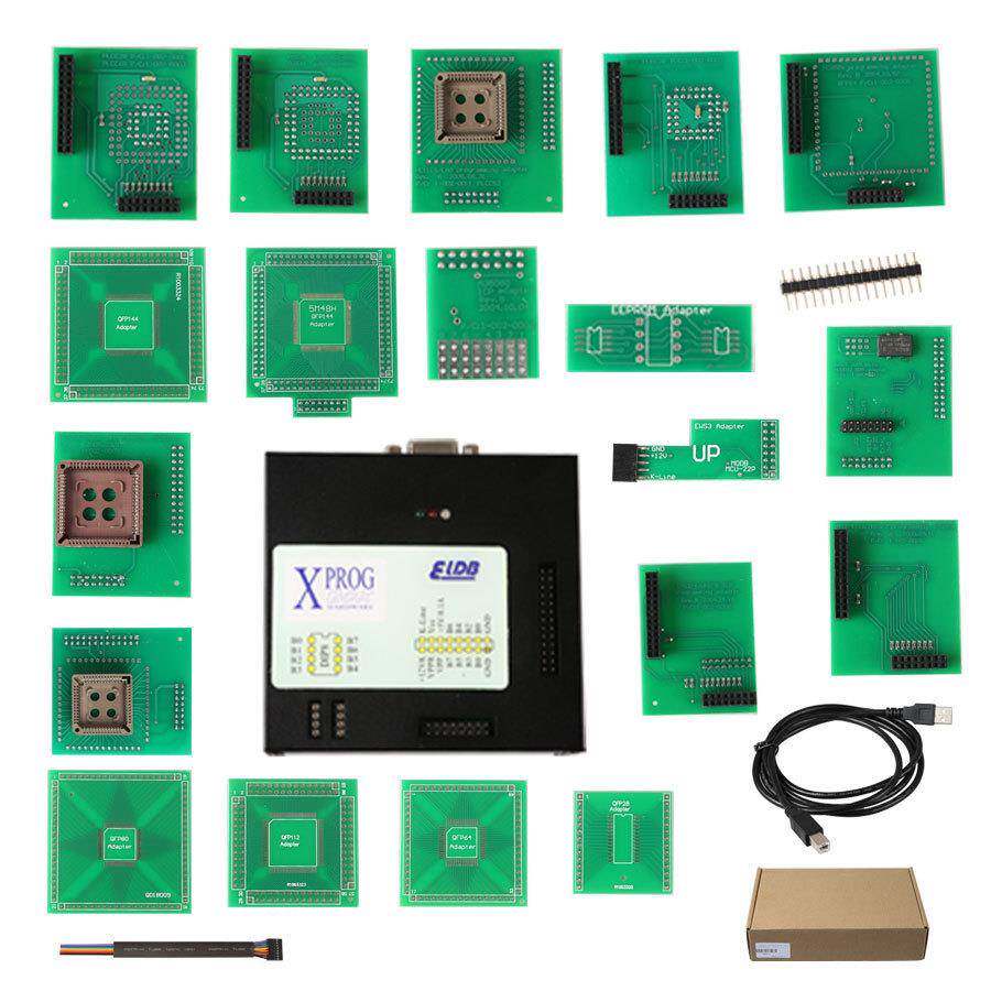XPROG-MV5.5.5XPROGMBOX支持CAS4全套带座子汽车ECU编程器