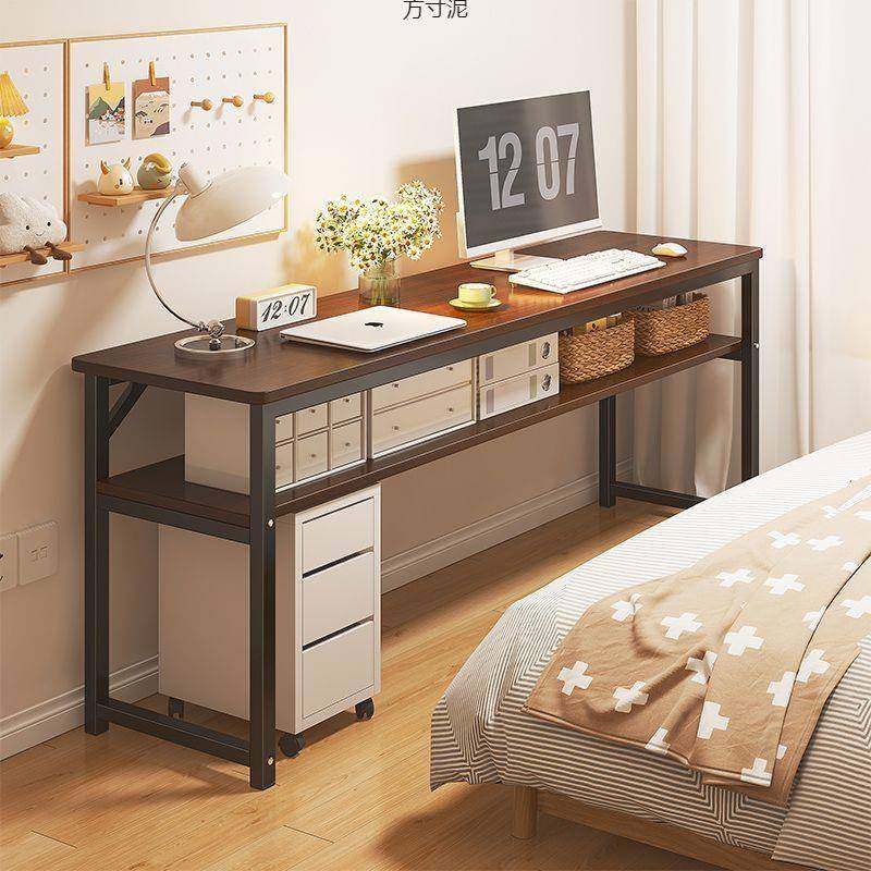 墙边窄桌长条桌靠墙细长条桌子超窄夹缝柜简易小桌子床边桌卧室桌