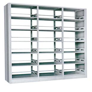 落地书架儿童单面存放架档案架金属铁皮书柜资料架移动货架文件柜