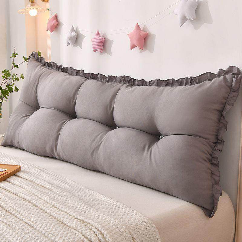 北欧床头靠垫防撞软包可拆洗双人枕大靠背床上追剧榻榻米腰靠纯色,智能设备,其他智能设备,淘宝优惠券,粉丝福利购,淘宝优惠卷