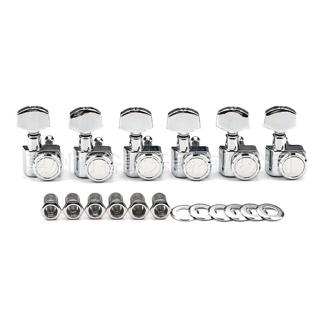 乐器配件吉他弦准小方头带锁6右弦准侧边有滚花背面小柱