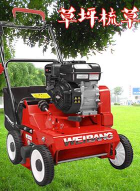 维邦WB384RB草坪梳草机百力通动力自走枯草透气切根机带收草袋