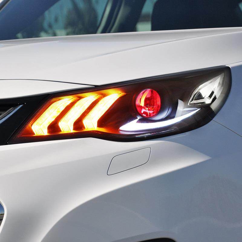 16-18款新迈锐宝大灯总成改装LED日行灯流光转向双光透镜氙气大灯