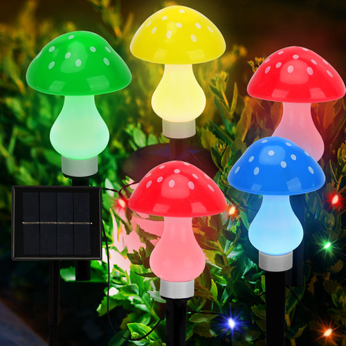 太阳能LED户外露营蘑菇草坪灯