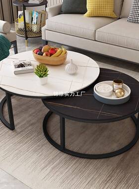 岩设板子母茶轻奢简约透装明办公几室组小户型MYO灰色现代白色计