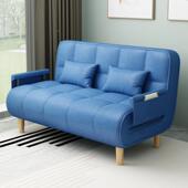 销厂直实木布艺LG003沙发床两用多功能家折叠出租房小户型厅客卧