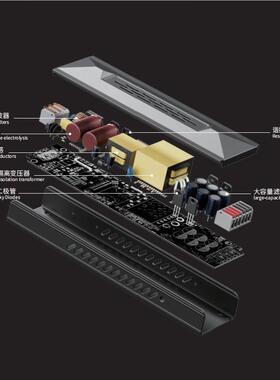 超薄0BL启ED灯箱电源22V转24V低压线形灯HZX带缓调光变压器C认证