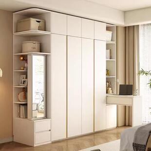 简歌雷衣柜书桌家一体合40224用卧室约现代大衣柜加高加厚整体组