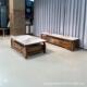 新中木式 14855乌金茶几电视柜组合子客厅家用实木茶大理石桌现代