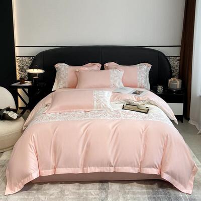 202款面冰丝双绣花拼接新四5件套21470-乔安