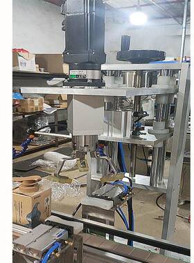 G-0型智能全自926动旋盖机气动夹C旋式X6旋盖机PL控制系统封口机