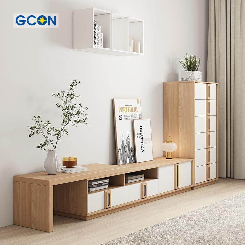 志光电CS501视柜茶几组合套户装型现代简约客厅小型缩电视柜伸经