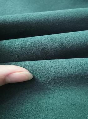 现货0.7m墨m绿色翻磨毛皮超纤耐汽头枕抱枕方向盘车套包JYH装面料