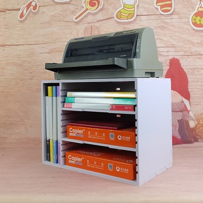 办公室柜子储物柜桌面收纳文件柜多层置物架书架打印机放置架书