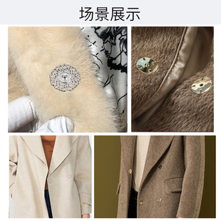 金属暗扣大衣扣子女毛衣上衣高档按扣风衣外套隐形摁扣子母扣纽扣