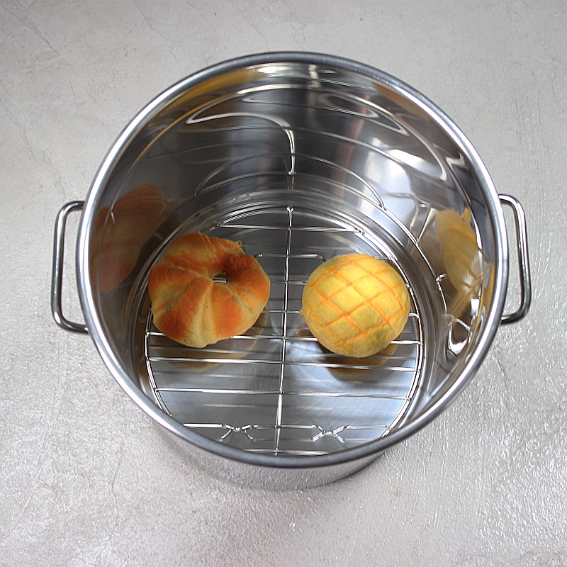 防粘防糊锅汤桶蒸架不锈钢晾压肉篦子卤肉专用隔水架圆形烧烤网片