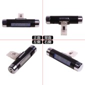 汽车用车内高精度电子数字出风口温度计时间显示器夜光车载时钟表