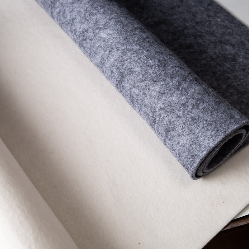 秋凝斋加厚毛毡垫羊毛书画初学者写毛笔字小楷书法垫的毛毡毯纸画