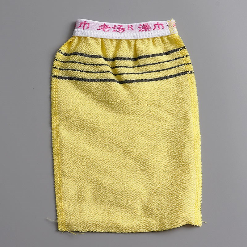 老汤单层双面中砂搓澡巾洗澡巾无痛去灰下泥家庭浴池洗浴专用澡巾