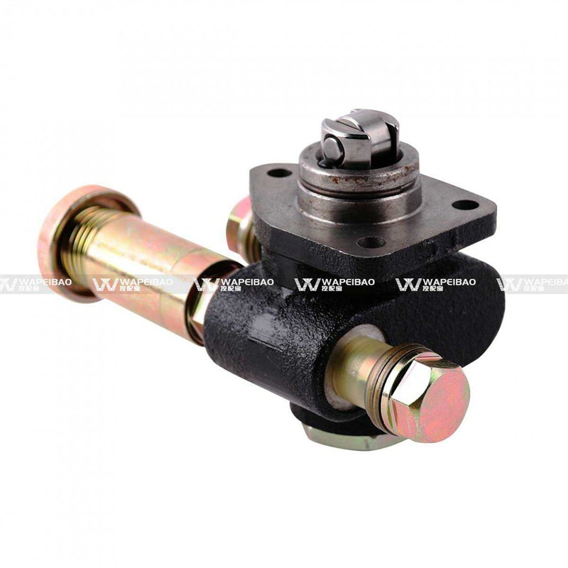 挖掘机适用PC200/210/220/240-6/7输油泵总成 6D102手压油泵配件