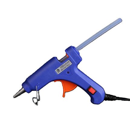 20W儿童热熔胶枪7mm胶棒胶枪热手工画生日蛋糕摆件底座固定配件