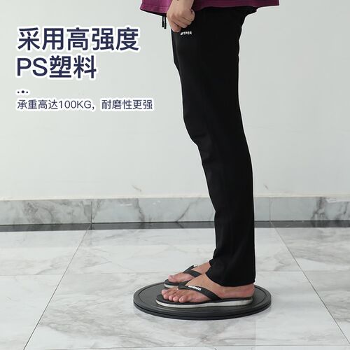 40cm塑料餐桌盆景展示转台打包转盘花盆陶瓷景观摆件旋转台底座