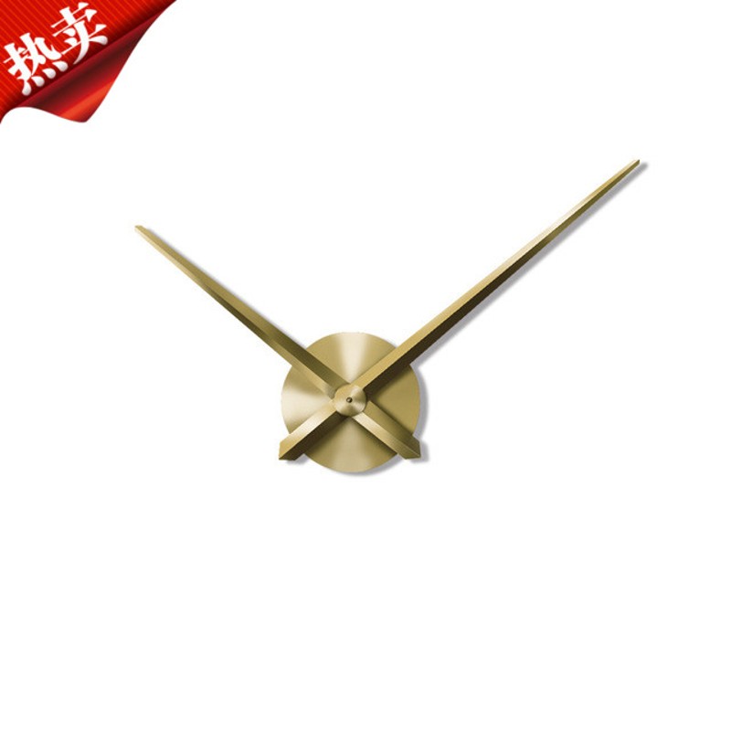 diy不锈钢烤漆钟盘超长指针机芯钟表配件客厅创意装饰墙钟配件