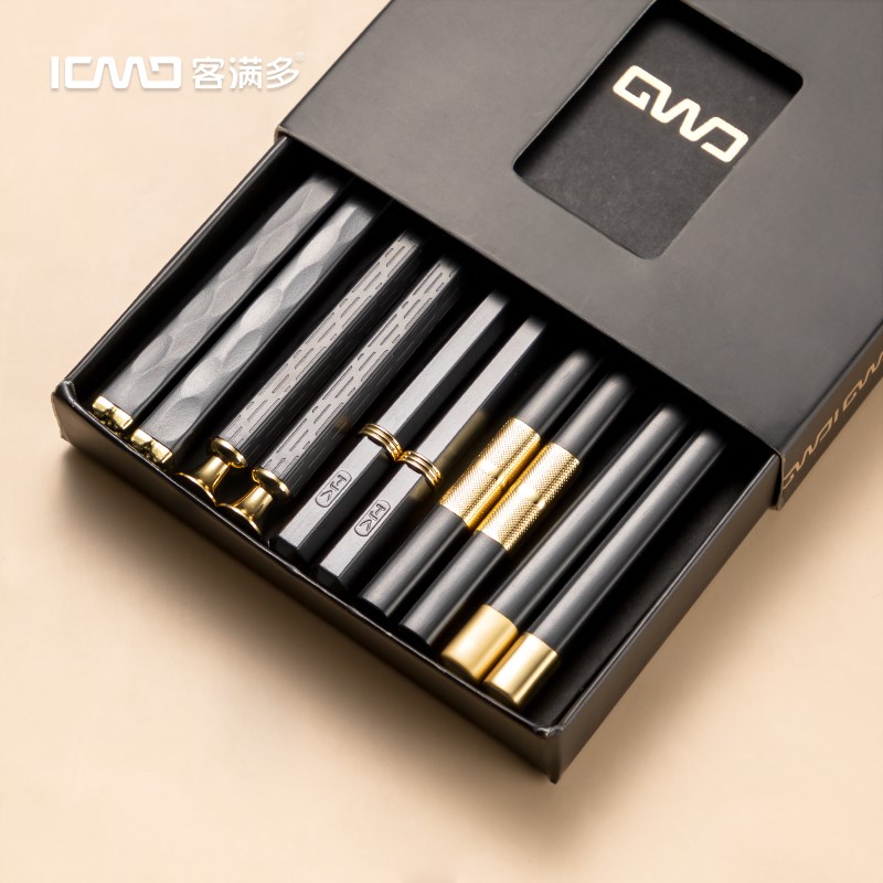 高颜值精品高档家用合金筷子2025家庭新款个人专用一人一菌快子