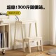 可折叠 高凳子二步两步台阶梯凳实木家用多功能成人厨房登高两用