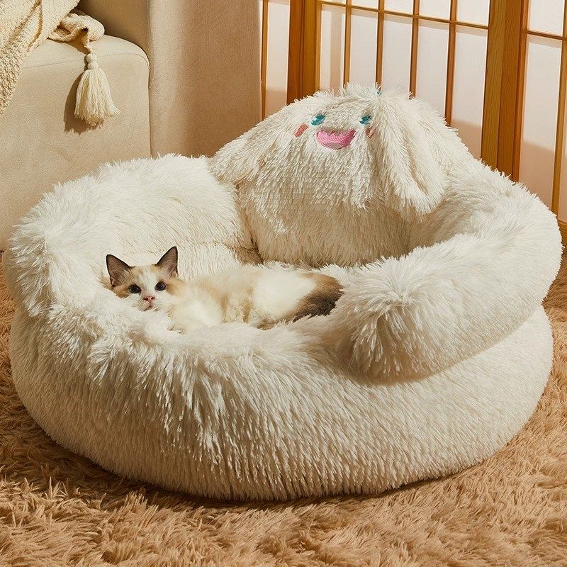 猫管家长毛绒猫窝冬天保暖加厚怪兽床狗窝冬季宠物雪怪家族猫沙发,宠物/宠物食品及用品,猫窝/屋/帐篷/沙发,淘宝优惠券,粉丝福利购,淘宝优惠卷