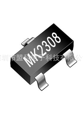 MKSI2308丝印MS08SOT-23贴片MOS场效应管3A60vN沟道
