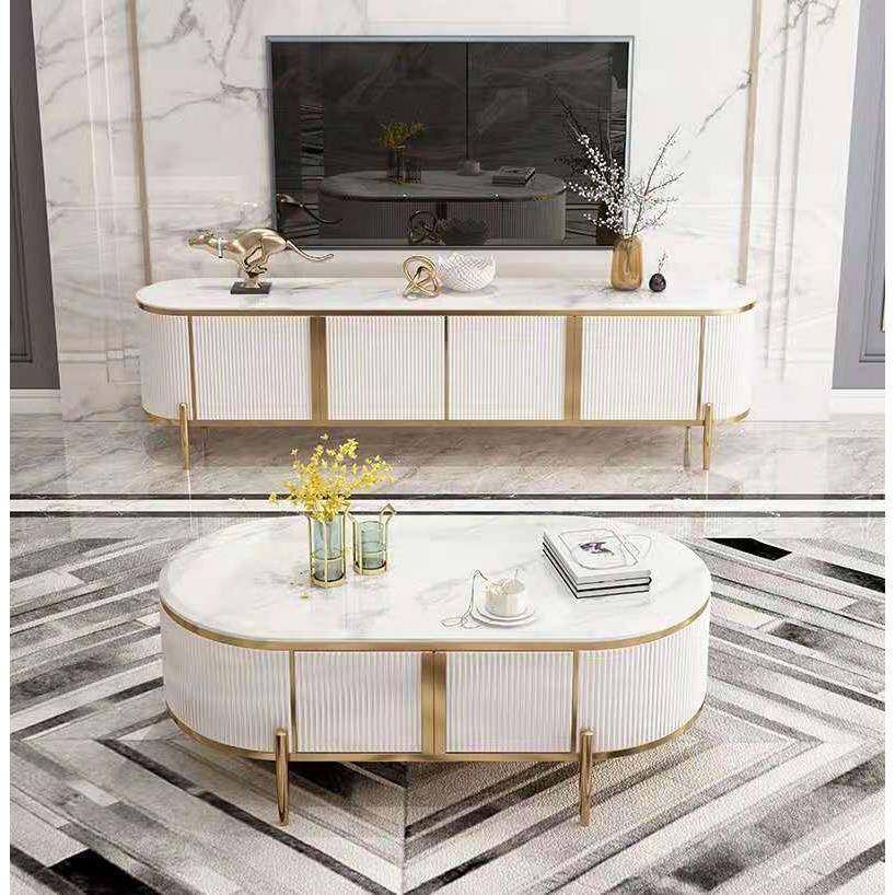 港式轻奢茶几电视柜现代简约茶几地柜椭圆大理石茶几电视柜,工业油品/胶粘/化学/实验室用品,其他实验室设备,淘宝优惠券,粉丝福利购,淘宝优惠卷