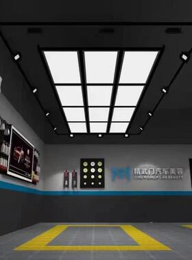 汽车美容洗美工位灯洗车店六边形LED高亮铝材pc爆款蜂窝灯