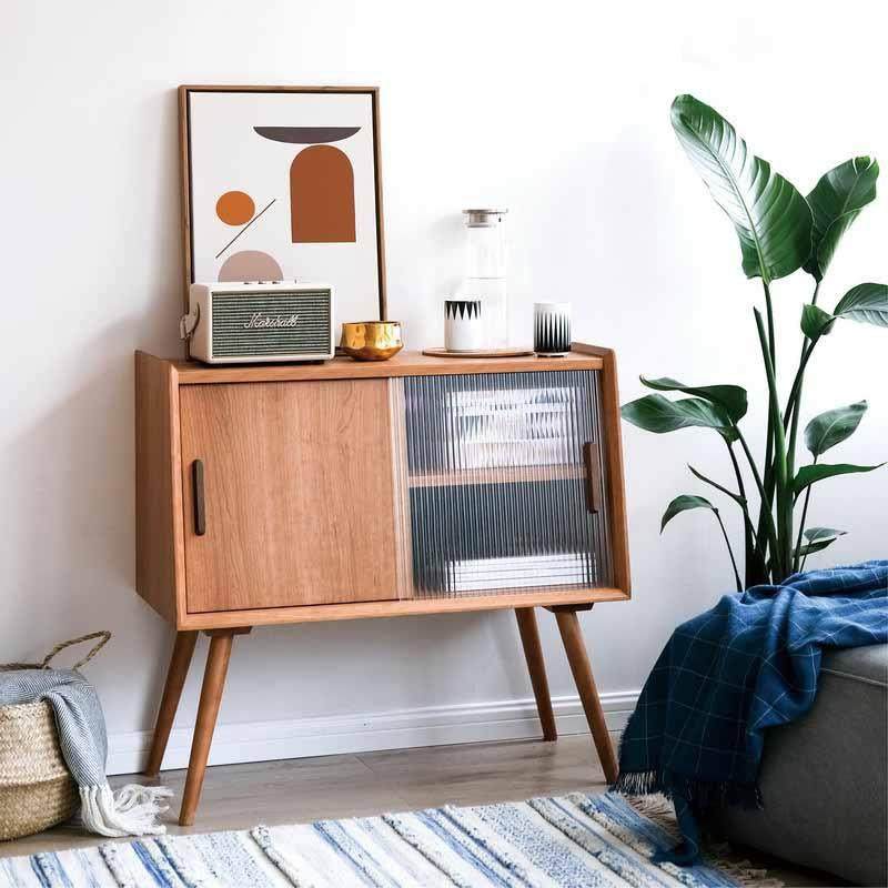 北欧日式小户型实木餐边柜樱桃木客厅餐厅储物茶水柜黑胡桃小边,农用物资,其他肥料,淘宝优惠券,粉丝福利购,淘宝优惠卷