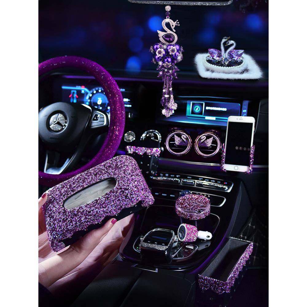 车内饰品摆件汽车装饰个性创意高档可爱女士车上车载用品漂亮内饰