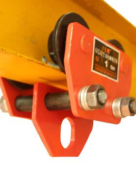 德跑力克手OED小跑推车工字钢滑车手拉葫芦提升机电动葫芦车小可