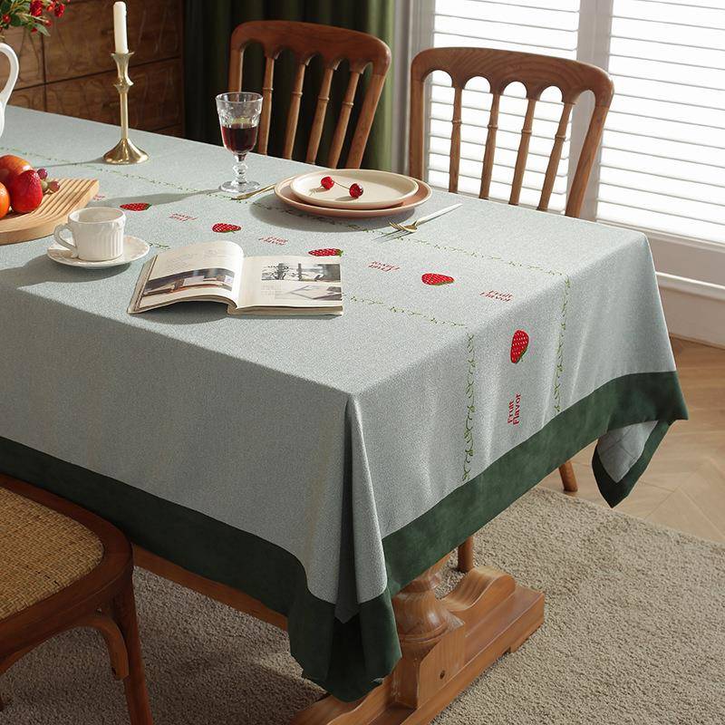 轻奢桌布棉布艺HG-zb-21小新北欧布ins茶几麻桌餐桌布可做防水清