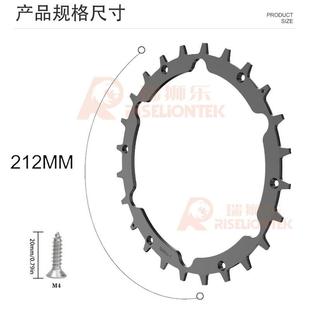 GLLD滑arden轮aSilenoCity割草机器人滑轮212mm牵引塑胶防防钉