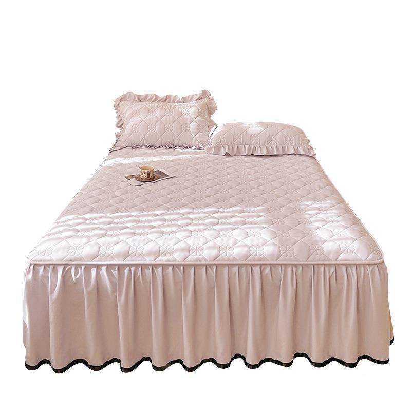 新款床原棉F986SHS6床裙单夹件加厚床棉罩款床单四季通用盖带裙边,床上用品,床裙,淘宝优惠券,粉丝福利购,淘宝优惠卷