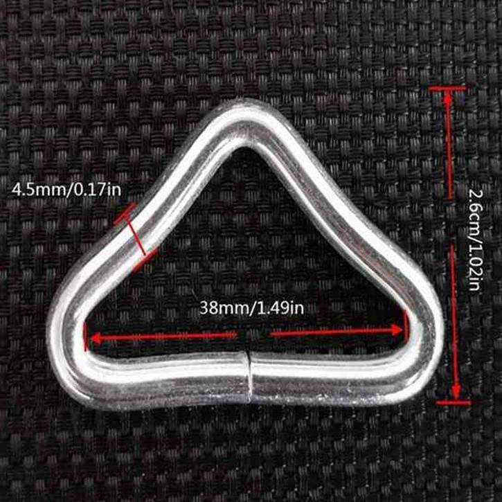 100个装扣现货属金ZRJ3.8cm等腰三角形扣手袋包带蹦床角环铁三线,纺织面料/辅料/配套,服装纽扣,淘宝优惠券,粉丝福利购,淘宝优惠卷